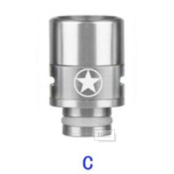 Drip Tip Stainless Steel Airflow Ajustable 