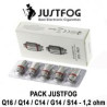 Pack de 5 résistances 1.2 ou 1.6 ohm - Justfog