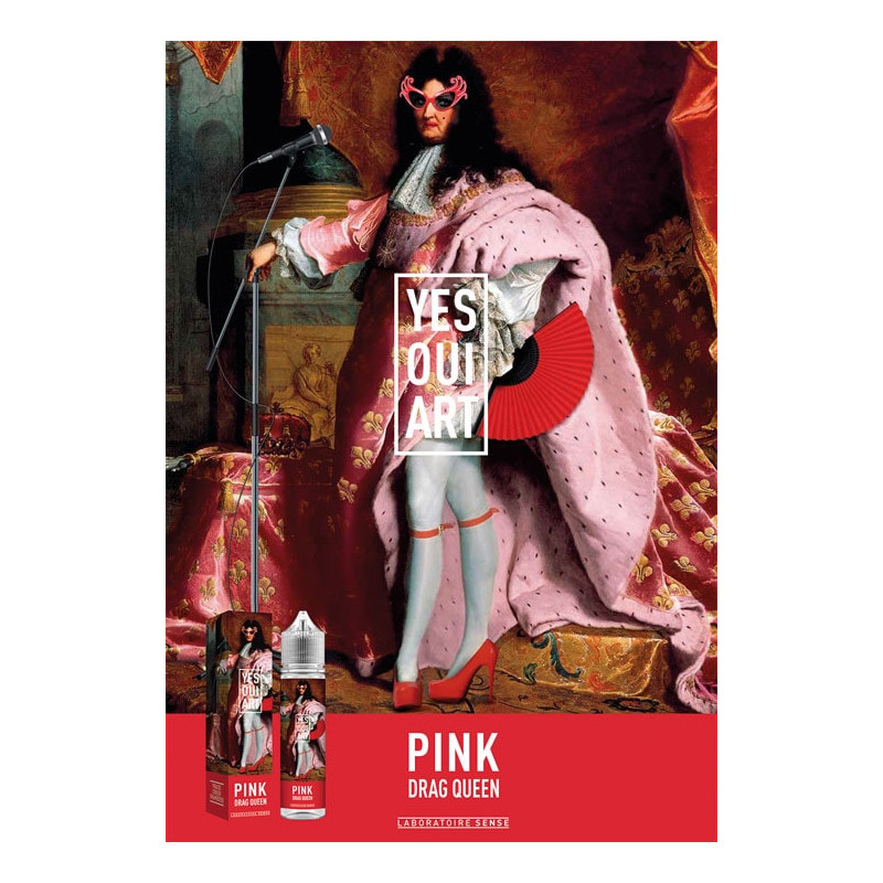 E-liquide Pink Drag Queen 50ml - Yes Oui Art