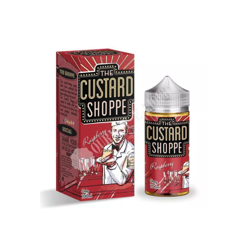 Raspberry 0mg 100ml - Custard Shoppe by Monster Vape Labs