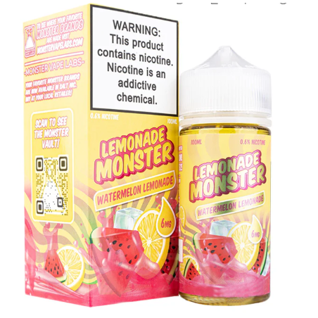 Watermelon Lemonade 0mg 100ml - Lemonade Monster by Monster Vape Labs