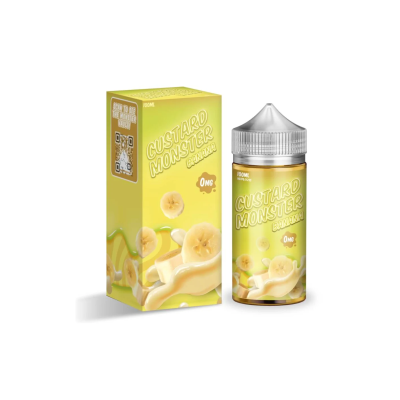  Banana Custard 0mg 100ml - Custard Monster by Monster Vape Labs
