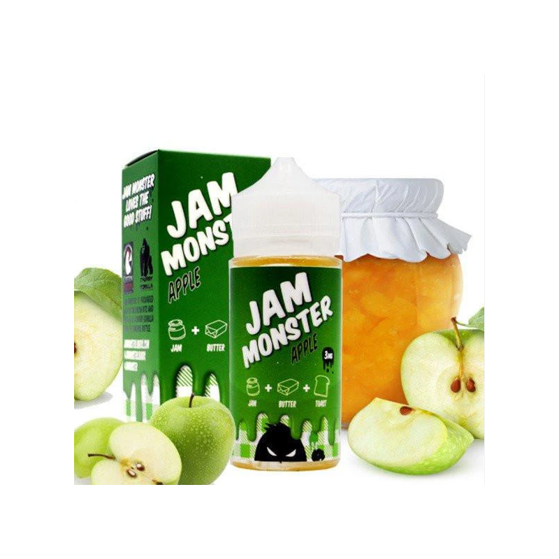 Apple 0mg 100ml - Jam Monster by Monster Vape Labs