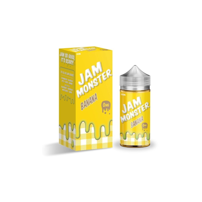 Banana 0mg 100ml - Jam Monster by Monster Vape Labs