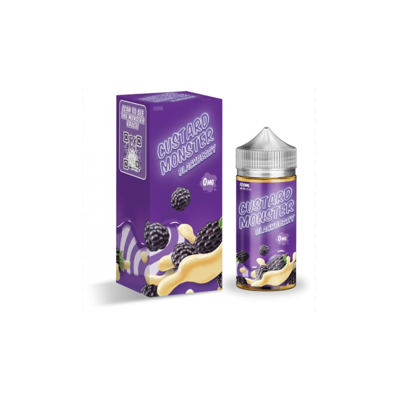 Blackberry Custard 0mg 100ml - Custard Monster by Monster Vape Labs
