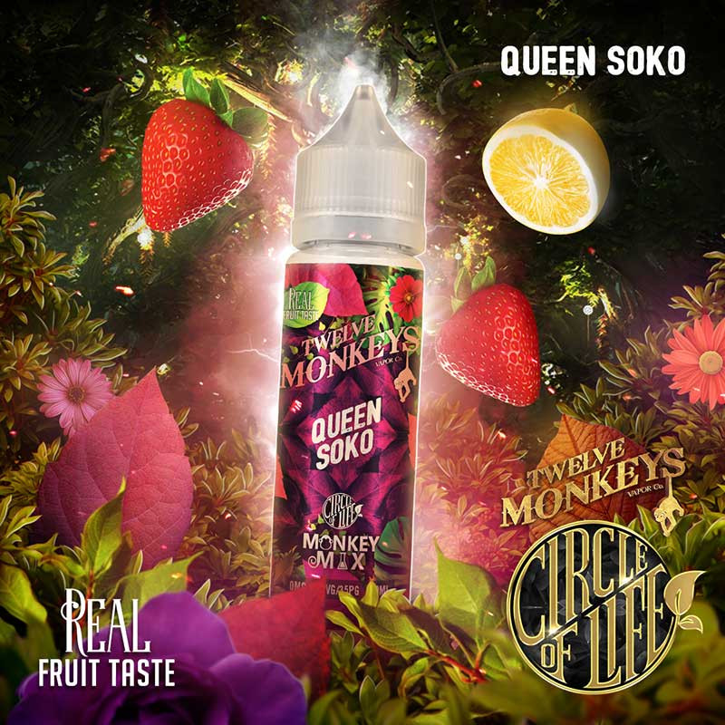 E liquide Queen Soko Iced 50ml - Twelve Monkeys Vapor Co