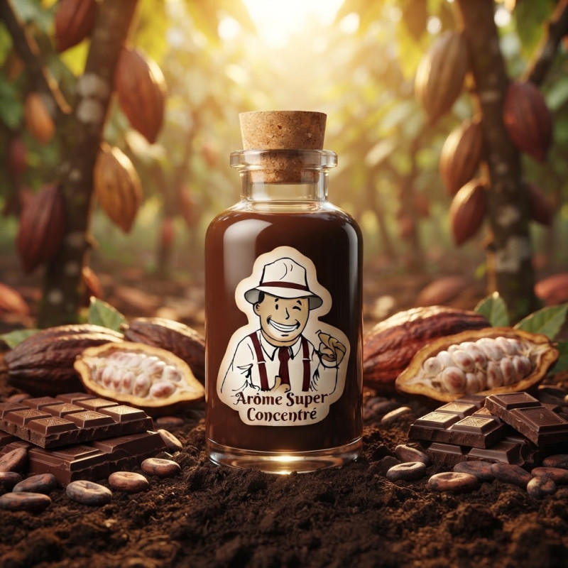 Arôme Chocolat Noir Super Concentré THJ – DIY | The Hype Juices
