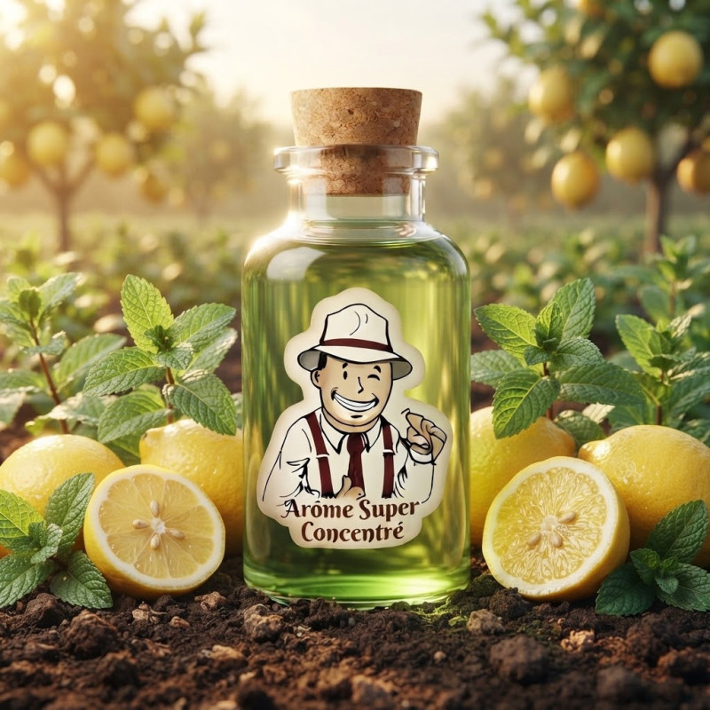 Arôme Menthe Citron Super Concentré THJ – DIY | The Hype Juices