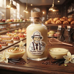 Arôme Vanille Custard V2 Super Concentré THJ | The Hype Juices