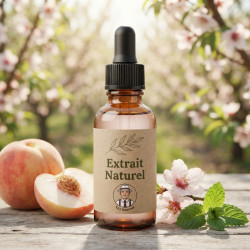 Arôme Gourmet THJ Pêche Blanche : arôme naturel sucré et frais pour e-liquide DIY