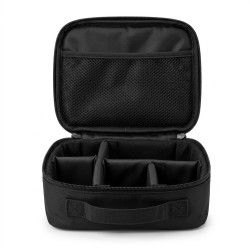 Sacoche de rangement noire 20 x 17 cm pour vape et matériel DIY
