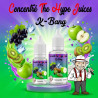 Concentré K-Bang The Hype Juices en flacons 10 ml et 30 ml avec la mascotte THJ