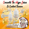 Concentré Ze Custard Banane The Hype Juices en flacons 10 ml et 30 ml avec la mascotte THJ