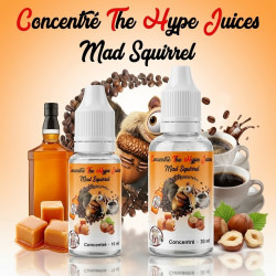Concentré Mad Squirrel The Hype Juices en flacons 10 ml et 30 ml