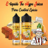 E-liquide Poire Custard Épicée The Hype Juices en bouteilles 60 ml, 120 ml avec la mascotte THJ
