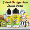 E-liquide Obanan Kiwibee The Hype Juices en bouteilles 60 ml, 120 ml avec la mascotte THJ