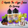 E-liquide Ze Spring The Hype Juices en bouteilles 60 ml, 120 ml avec la mascotte THJ