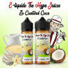 E-liquide Ze Custard Coco The Hype Juices en bouteilles 60 ml, 120 ml avec la mascotte THJ