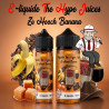 E-liquide Ze Hooch Banana The Hype Juices en bouteilles 60 ml, 120 ml avec la mascotte THJ