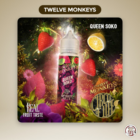 E liquide Queen Soko Iced 50ml - Twelve Monkeys Vapor Co – Twelve Monkeys