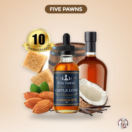 E-liquide Castle Long Reserve 10th Anniversary Edition - Five Pawns – Five Pawns