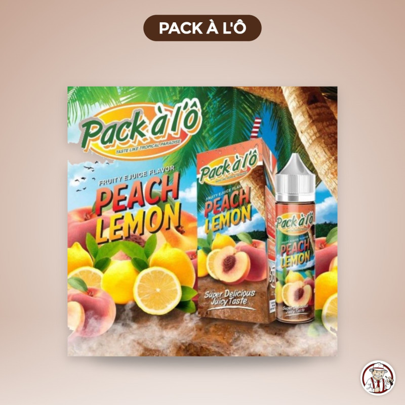 E-liquide Peach Lemon - Pack à l'ô – Pack à l'Ô