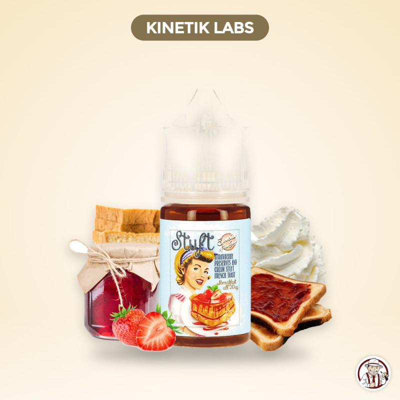 Concentré Stuft Strawberry Preserves and Cream Stuft French Toast 30 ml - Kinetik Labs – Kinetik Labs