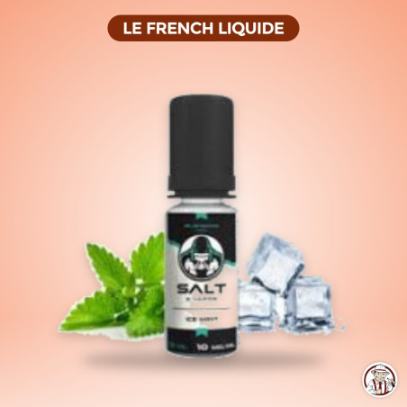 E liquide Ice Mint Sel de Nicotine 10 mg / 10 ml - Le French Liquide – Le French Liquide