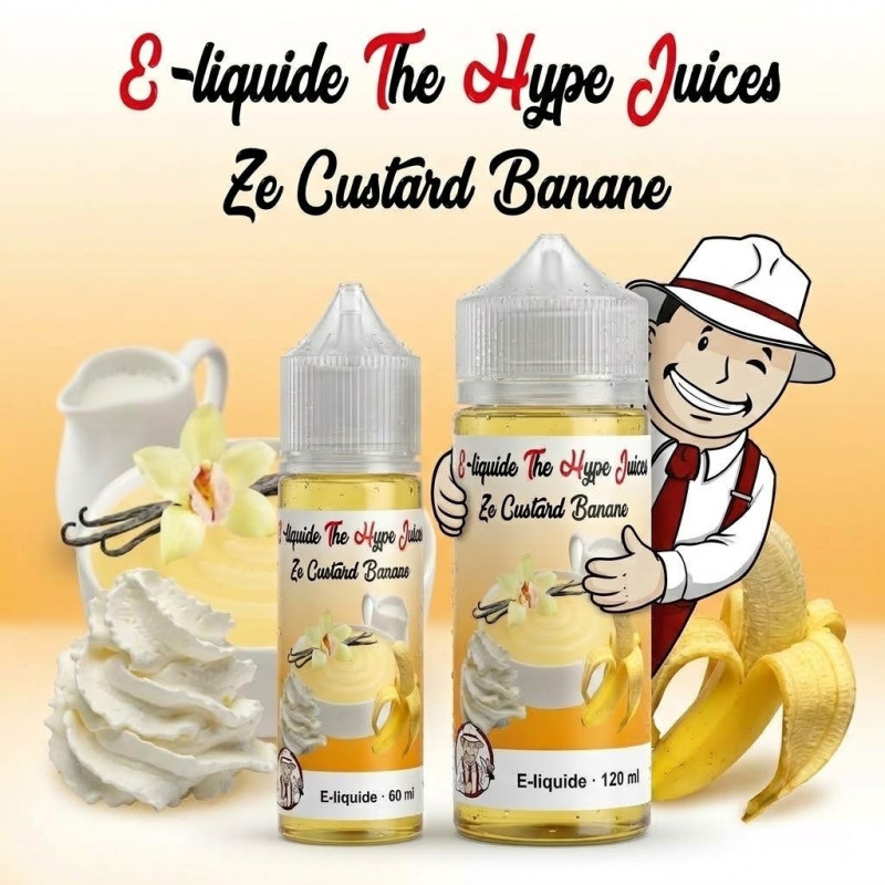 E-liquide Ze Custard Banane THJ | The Hype Juices