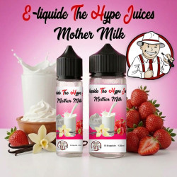 E-liquide Mother Milk The Hype Juices en bouteilles 60 ml, 120 ml avec la mascotte THJ