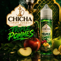E-liquide Triple Pommes 50ml - Chicha Puff Juice