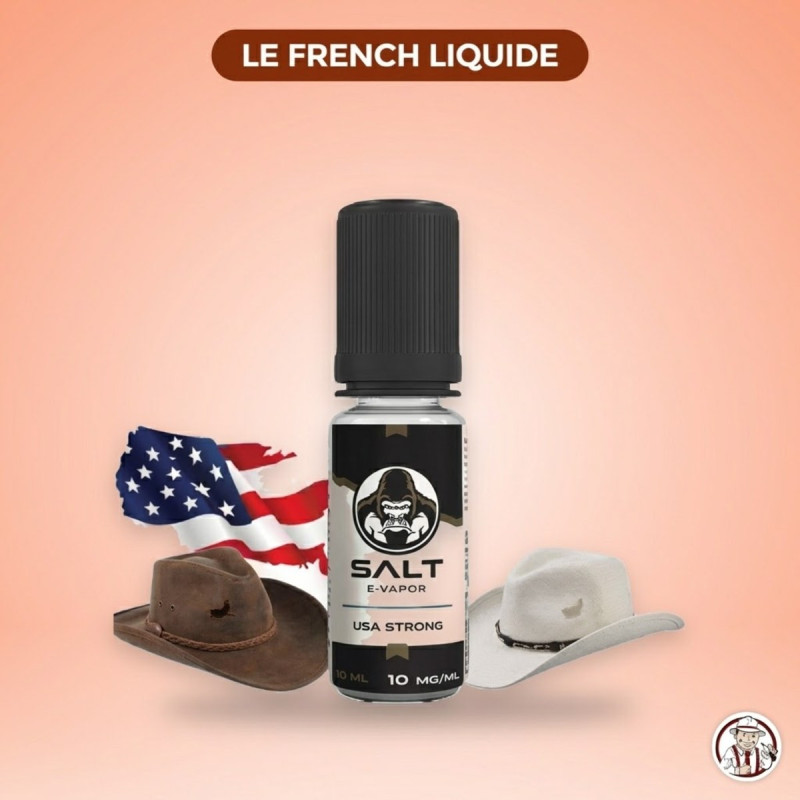 E liquide USA Strong Sel de Nicotine 10 mg / 10 ml - Le French Liquide – Le French Liquide