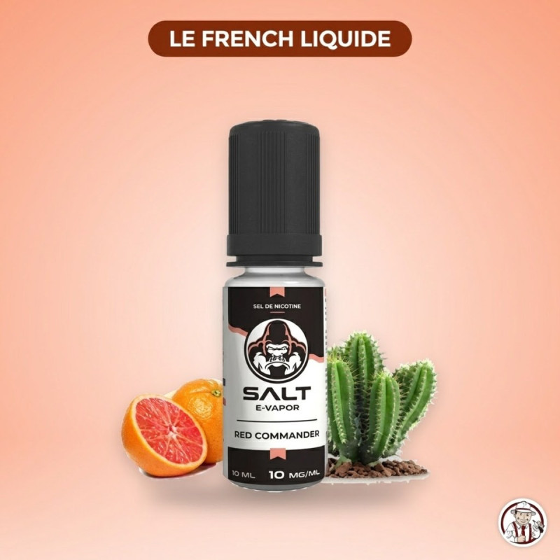 E liquide Red Commander Sel de Nicotine 20 mg / 10 ml - Le French Liquide – Le French Liquide