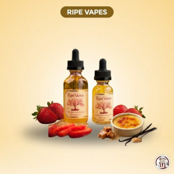 E-liquide Strawberry Crème brûlée  120 ml ou 60 ml - Ripe Vapes – Ripe Vapes