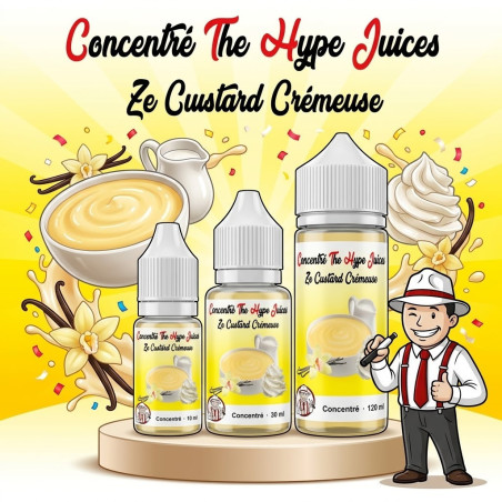 Pack DIY Ze Custard Crémeuse 500 ml ou 1 L | The Hype Juices