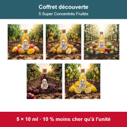 Coffret découverte 5 Super Concentrés Fruités | The Hype Juices