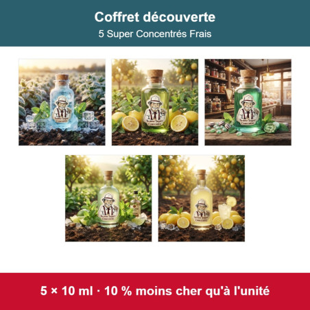 Coffret découverte 5 Super Concentrés Frais | The Hype Juices