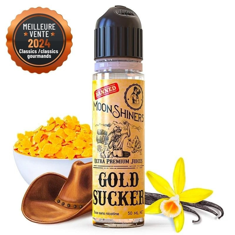 E liquide Gold Sucker 60 ml - Moonshiners