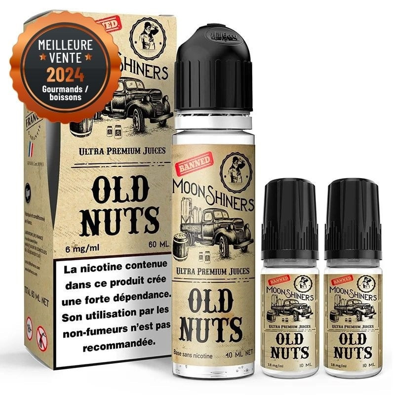 E liquide Old Nuts 60 ml - Moonshiners