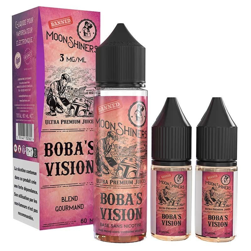 E liquide Boba's Vision 60 ml - Moonshiners