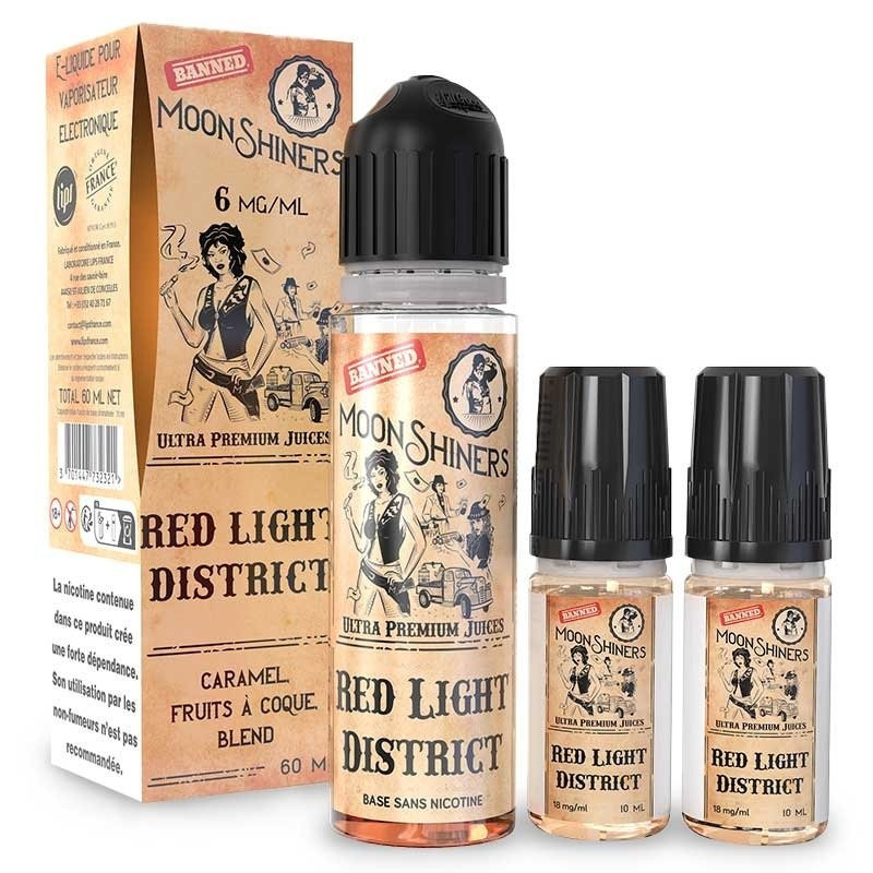 E liquide Red Light District 60 ml - Moonshiners