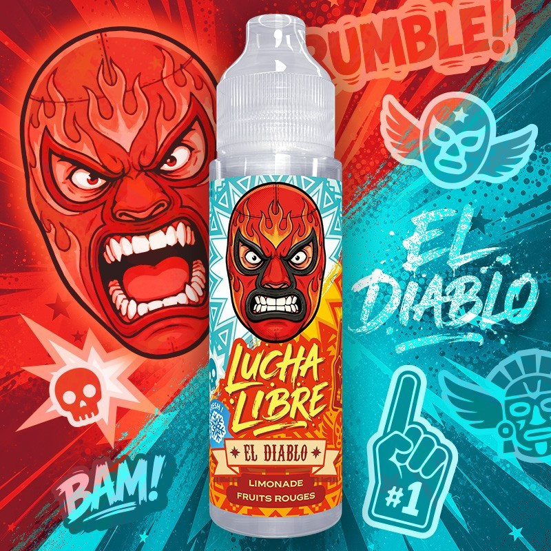 E liquide El Diablo 50 ml - Lucha Libre