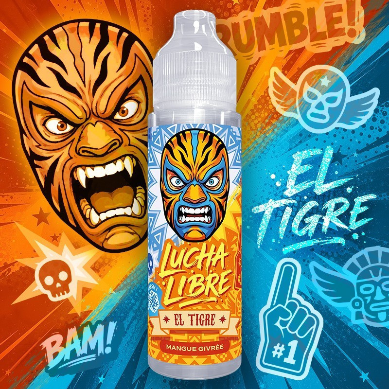 E liquide El Tigre 50 ml - Lucha Libre
