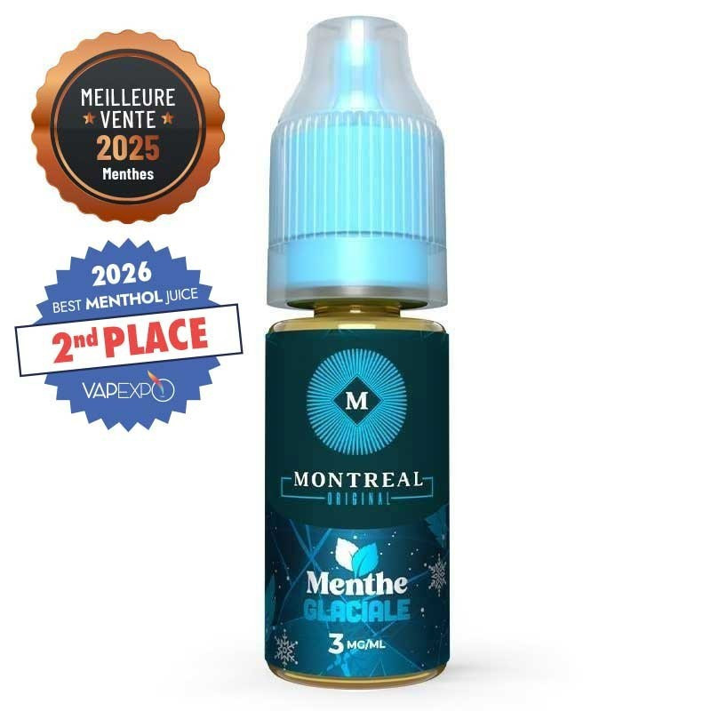 E liquide Menthe Glaciale 10 ml - Montréal Original