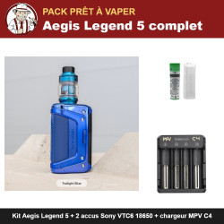 Contenu du pack Aegis Legend 5 prêt à vaper