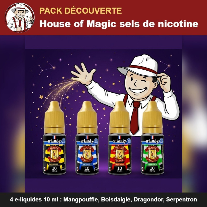 Pack découverte House of Magic avec la mascotte The Hype Juices