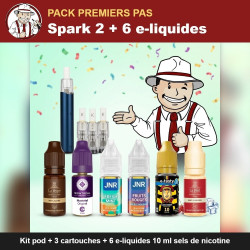 Pack Premiers pas Spark 2 avec la mascotte The Hype Juices