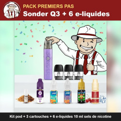 Pack Premiers pas Sonder Q3 avec la mascotte The Hype Juices