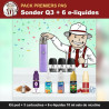 Pack Premiers pas Sonder Q3 avec la mascotte The Hype Juices