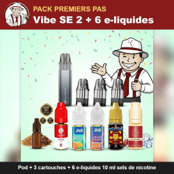 Pack Premiers pas Vibe SE 2 avec la mascotte The Hype Juices